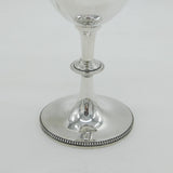 Victorian Sterling Silver Goblet Cup of Military Interest Antique 1901 London