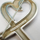 Tiffany & Co. Boxed Paloma Picasso Loving Heart Brooch Vintage 1998 London