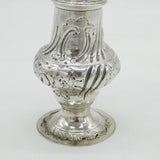 George III Sterling Silver Floral Muffineer Sugar Caster Antique 1779 London