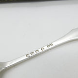 Boxed Set of Scottish Victorian Reverse Fiddle Pattern Tea Spoons 1882 Edinburgh
