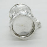 Victorian Sterling Silver Floral Pattern Christening Mug Antique 1864 Birmingham