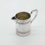 Georgian Sterling Silver Cream Jug Wreath Detail Antique 1828 Sheffield