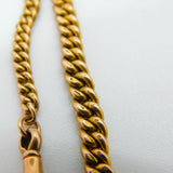 Victorian 9ct Rose Gold Graduating Double Albert Watch Chain Antique c1890