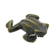 19th Century Cold Painted Bronze Miniature Frog Ornament Antique c1880