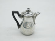 19th Century French Sterling Silver Miniature Chocolate Pot Antique c1810 Paris