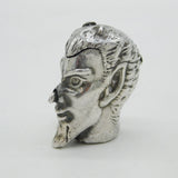 Edwardian Sterling Silver Devil Head Vesta Case Antique 1907 Sheffield