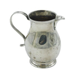 George I Sterling Silver Crested Cream Jug Antique 1727 London Humphrey Payne