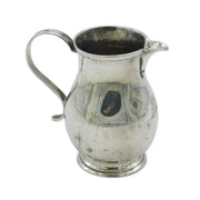 George I Sterling Silver Crested Cream Jug Antique 1727 London Humphrey Payne