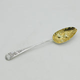 George III Sterling Silver Berry Pattern Serving Spoon Antique 1805 London
