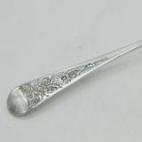 George III Sterling Silver Berry Pattern Serving Spoon Antique 1805 London