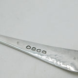 George III Sterling Silver Berry Pattern Serving Spoon Antique 1805 London