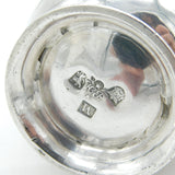 George I Sterling Silver Crested Cream Jug Antique 1727 London Humphrey Payne