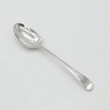 Georgian Sterling Silver Lined Edge Serving Spoon 1780 London John Lambe