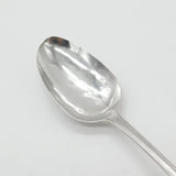Georgian Sterling Silver Lined Edge Serving Spoon 1780 London John Lambe