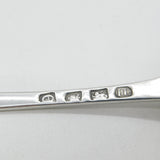 Georgian Sterling Silver Lined Edge Serving Spoon 1780 London John Lambe