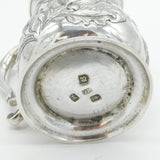 George II Sterling Silver Floral Embossed Cream Jug Antique 1757 London