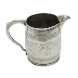 George III Sterling Silver Barrel Form Cream Jug Antique c1800 London