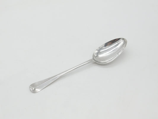 King George I Sterling Silver Rat Tail Serving Spoon 1725 London John Holland