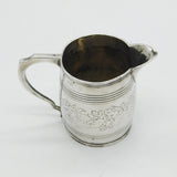 George III Sterling Silver Barrel Form Cream Jug Antique c1800 London