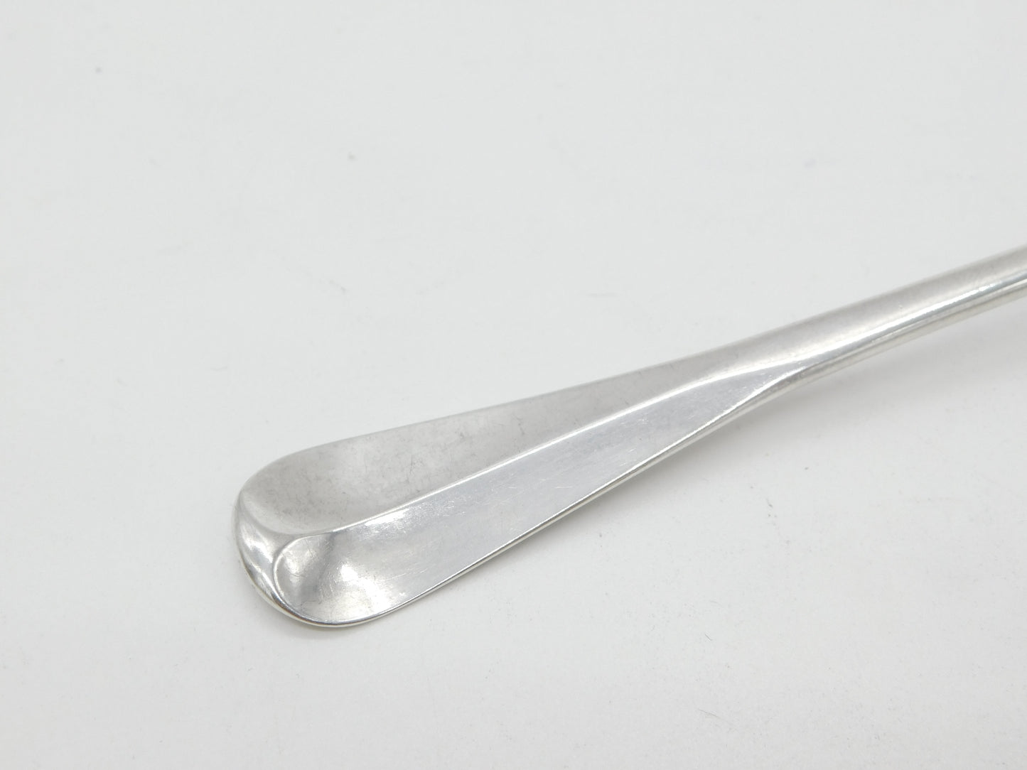 King George I Sterling Silver Rat Tail Serving Spoon 1725 London John Holland