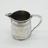 George III Sterling Silver Barrel Form Cream Jug Antique c1800 London