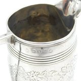 George III Sterling Silver Barrel Form Cream Jug Antique c1800 London
