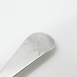 King George I Sterling Silver Rat Tail Serving Spoon 1725 London John Holland