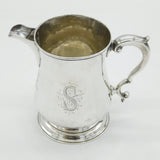 George II Sterling Silver Tankard Conversion Cream Jug Antique 1759 London