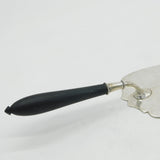 Edwardian Sterling Silver Ebony Handled Presentation Trowel Antique 1909 London