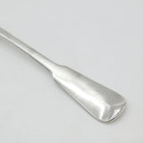 Georgian Sterling Silver Fiddle Pattern Table Fork Crested Terminal 1790 London
