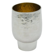 George Edward Grant Sterling Silver Textured Beaker Cup Vintage 1990 London