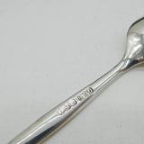 Geoffrey Bellamy Boxed Set of Sterling Silver Teaspoon Vintage 1965 Sheffield