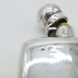Antique Sterling Silver Hip Flask Or Spirit Flask c1910 Edwardian Un-Engraved