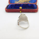 Scottish Sterling Silver Colourful Enamel Floral Ring Norah Creswick Edinburgh