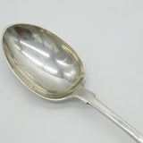 Channel Islands Sterling Silver Jersey Militia Crested Serving Spoon Antique