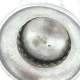 Arts & Crafts Planished Sterling Silver Floral Cream Jug Antique 1931 Chester