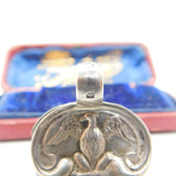 Swedish Georgian Sterling Silver Eagle Form Initial Seal Fob Antique c1820