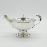 Large Sterling Silver Table Griffin Cigar Lighter Antique 1936 Birmingham - 430g