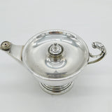 Large Sterling Silver Table Griffin Cigar Lighter Antique 1936 Birmingham - 430g