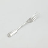 Georgian Sterling Silver Crested Fiddle Pattern Fork 1823 London Antique