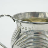 George III Sterling Silver Lined Pattern Christening Mug Antique 1793 London