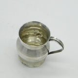 George III Sterling Silver Lined Pattern Christening Mug Antique 1793 London