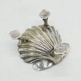 George III Sterling Silver Shell Form Salt Cellar Antique 1797 London