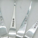 Irish George III Set of Four Sterling Silver Shell Ladles Antique 1802 Dublin