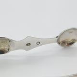 Scottish Sterling Silver Georgian Scallop Shell Sugar Tongs A. Zeigler c1800