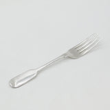 Georgian Sterling Silver Lion Crest Fiddle Pattern Table Fork 1835 Exeter