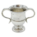 George II Sterling Silver Two-Handled Loving Cup Trophy Antique 1759 London