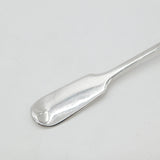 Georgian Sterling Silver Lion Crest Fiddle Pattern Table Fork 1835 Exeter