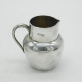 Victorian Sterling Silver Milk Churn Form Cream Jug Antique 1889 London