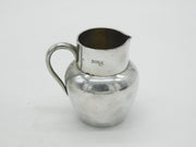 Victorian Sterling Silver Milk Churn Form Cream Jug Antique 1889 London